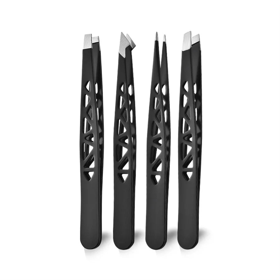 Professional Precision Eyebrow Tweezers Set - 11