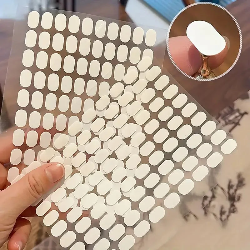 Double-Sided Adhesive Tabs for Nail Art Display