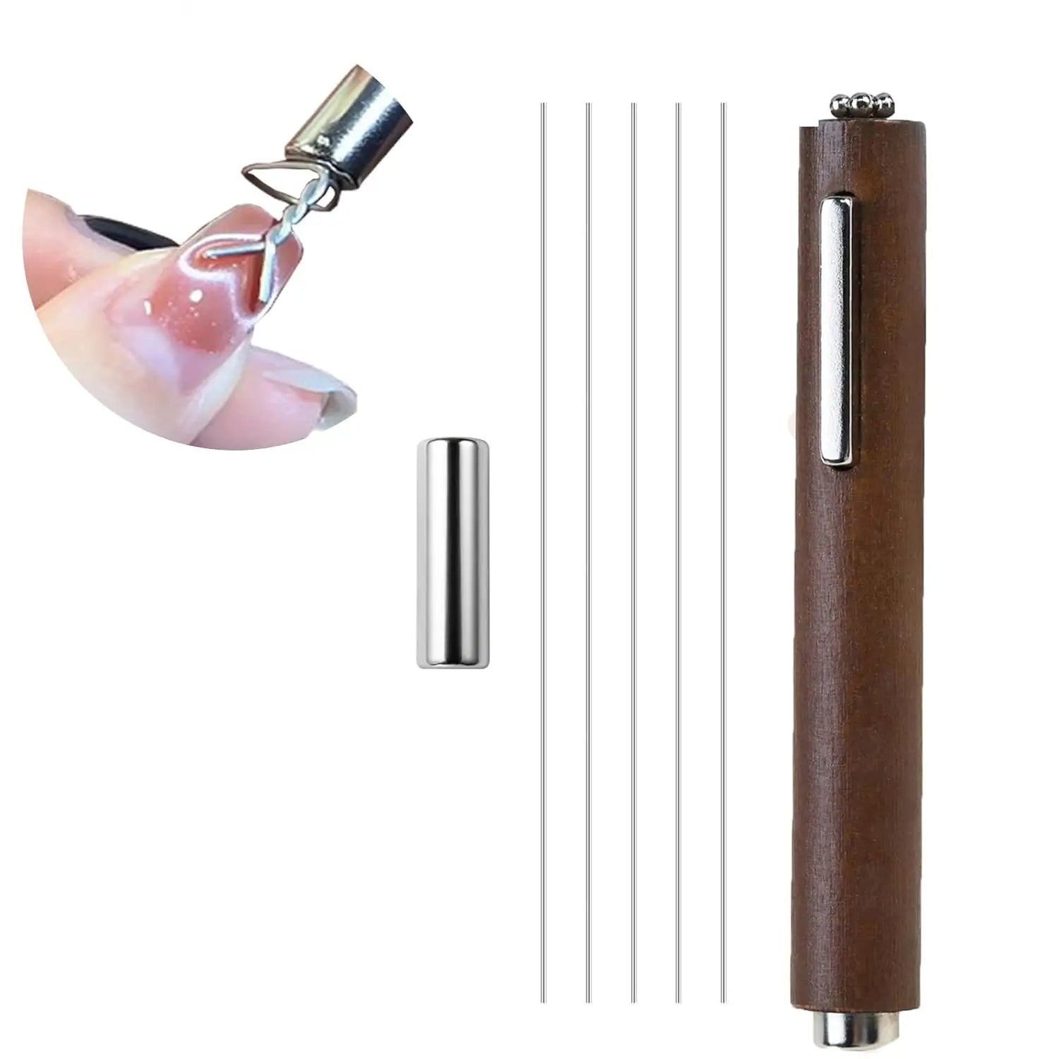 Professional Cat Eye Nail Art Magnet Set - 7