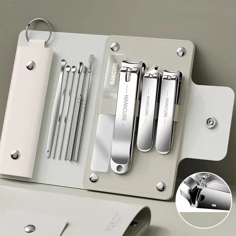 Professional Stainless Steel Manicure and Pedicure Grooming Kit