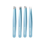 Precision Slanted Eyebrow Tweezers Set
