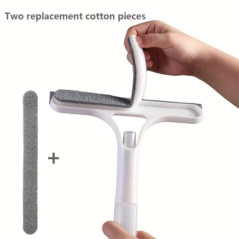 3-in-1 Glass and Window Cleaning Squeegee with Spray Bottle - 19