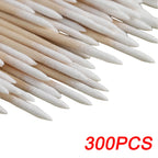 Pointed Precision Cotton Swabs for Nail Art and Makeup
