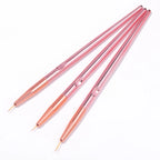 Professional Rose Gold Nail Art Liner Brush Set