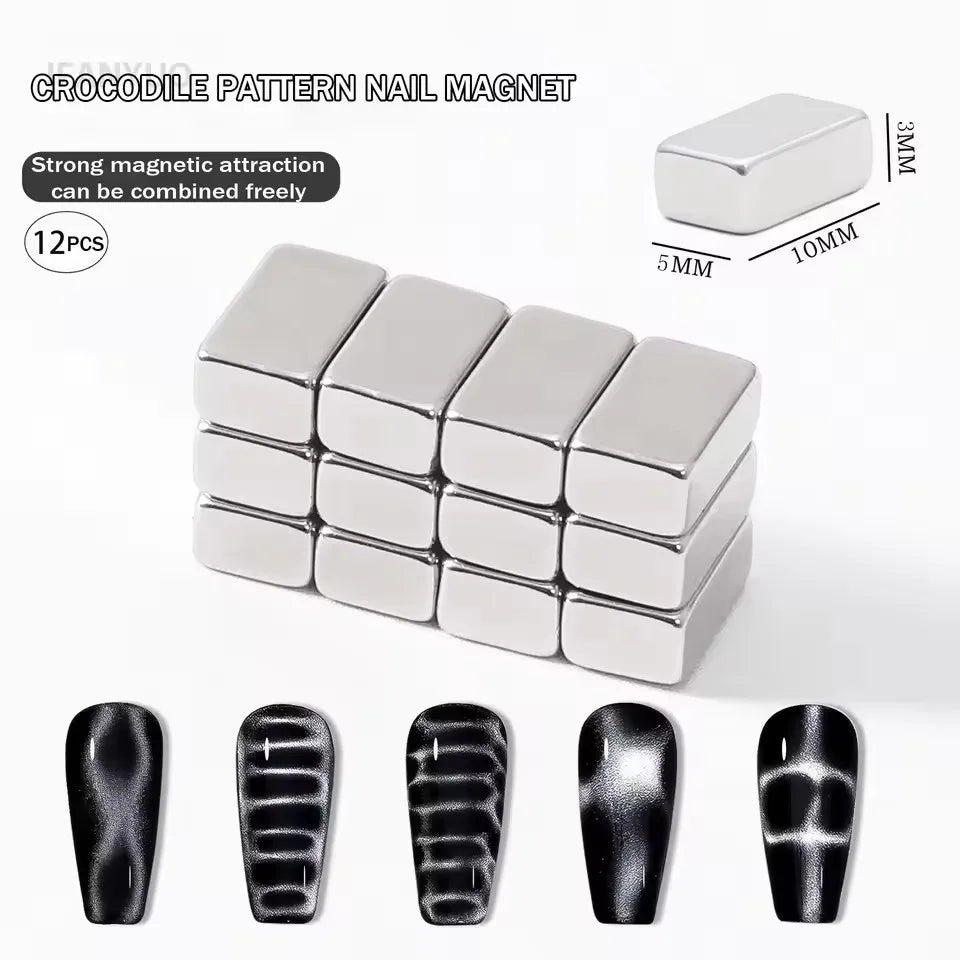 Professional Cat Eye Nail Art Magnet Set