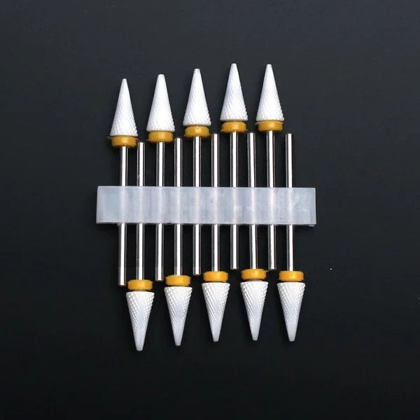 Ceramic Nail Drill Bit Set for Manicure and Pedicure