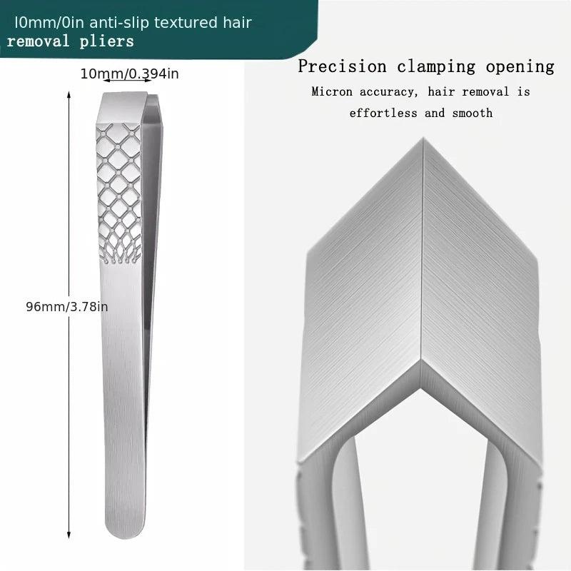 Professional Precision Flat Nose Hair Removal Tweezers