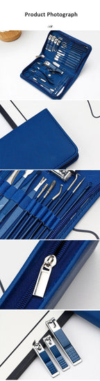 Professional Stainless Steel Manicure and Pedicure Grooming Kit
