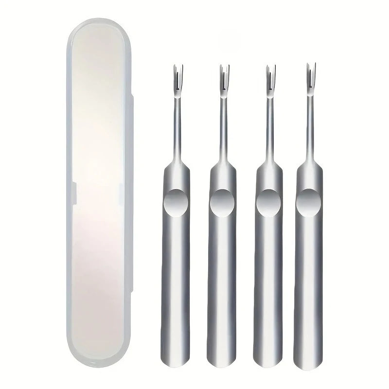 Professional Stainless Steel U-Shaped Cuticle Pusher - 7