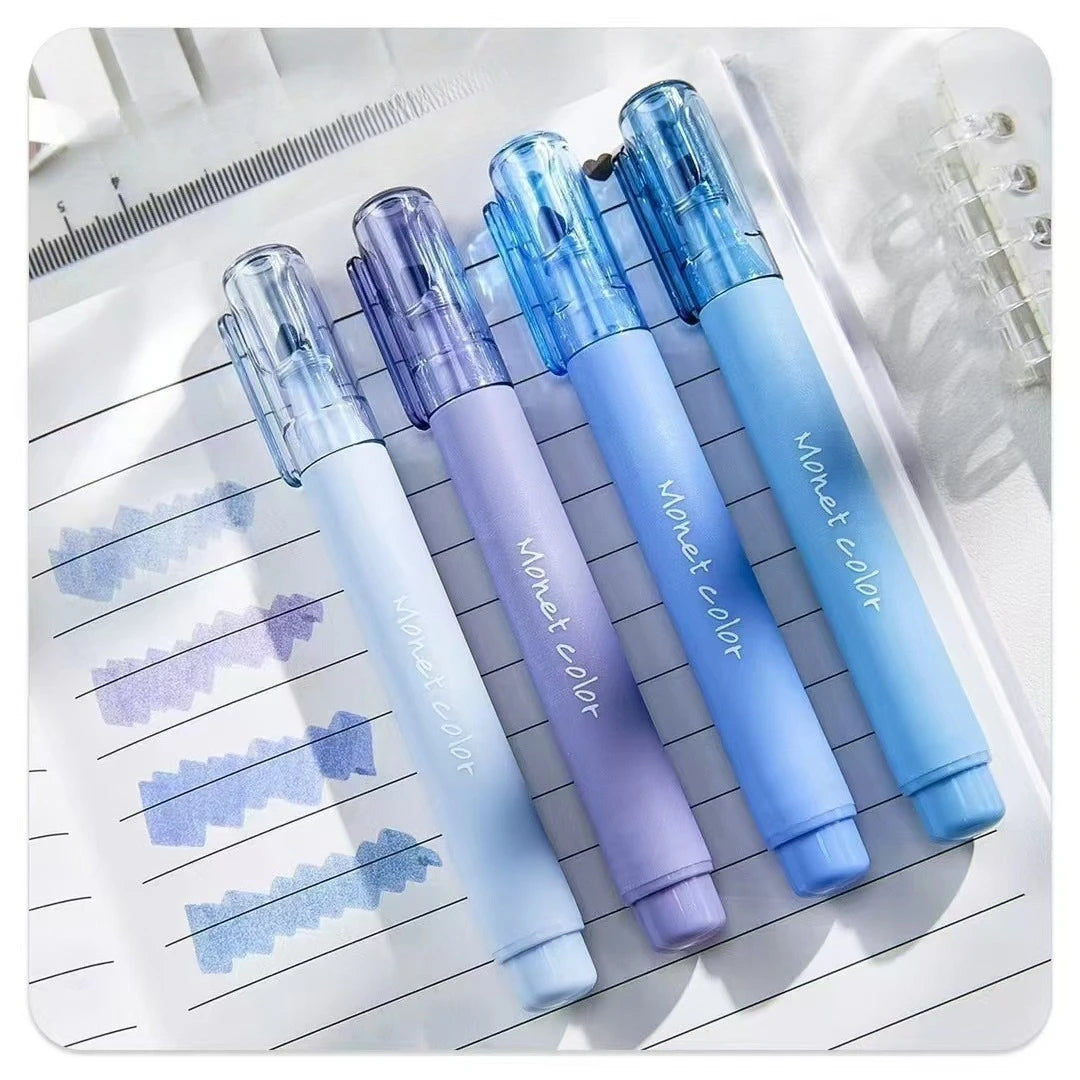 Soft-Touch Pastel Gel Highlighter Pens