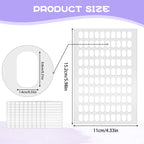 Double-Sided Adhesive Tabs for Nail Art Display
