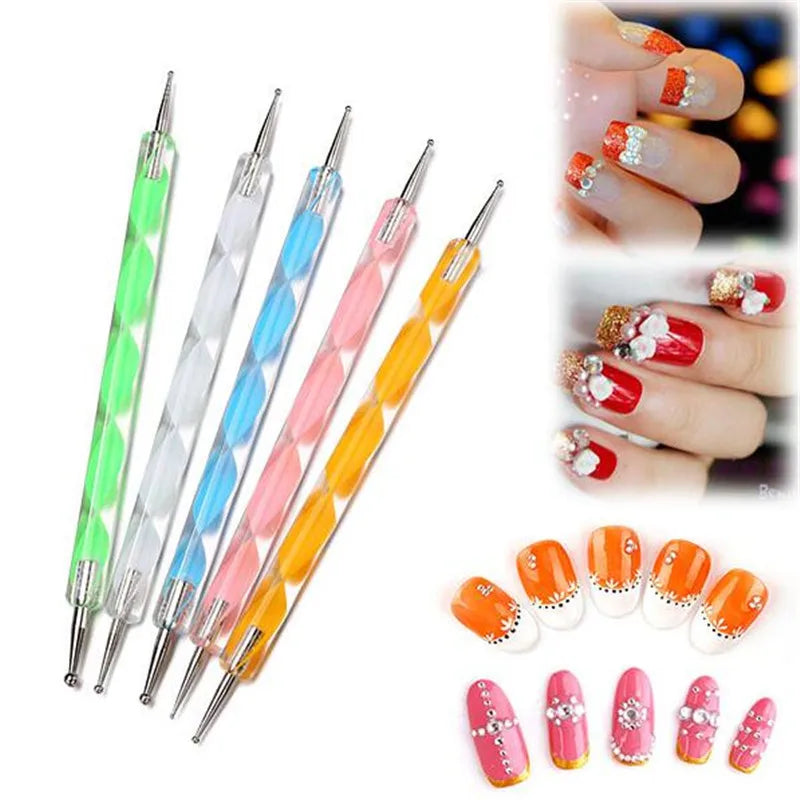 Professional Nail Art Brush and Dotting Tool Kit