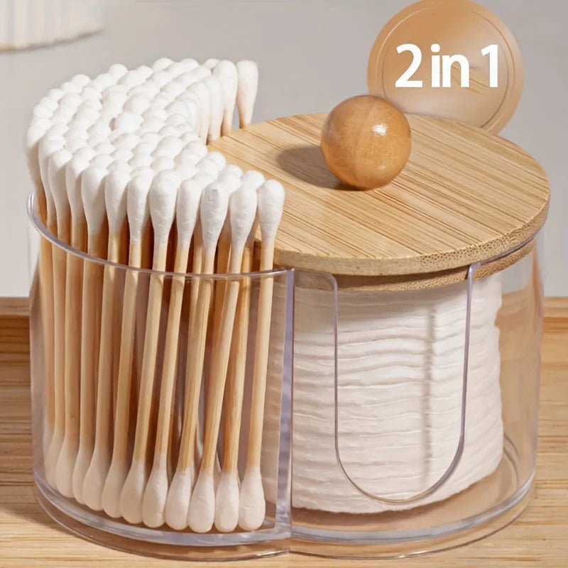 Dual Compartment Cotton Pad and Swab Organizer - 3
