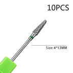 Professional Tungsten Carbide Nail Drill Bit Set