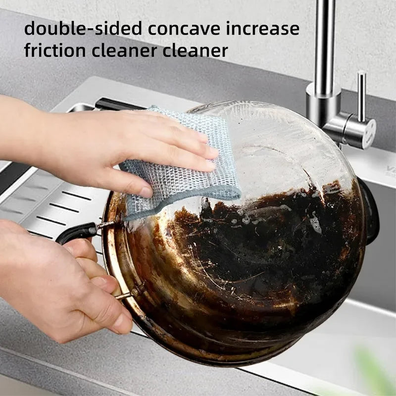 Heavy-Duty Wire Dishwashing Cloth for Kitchen - 3