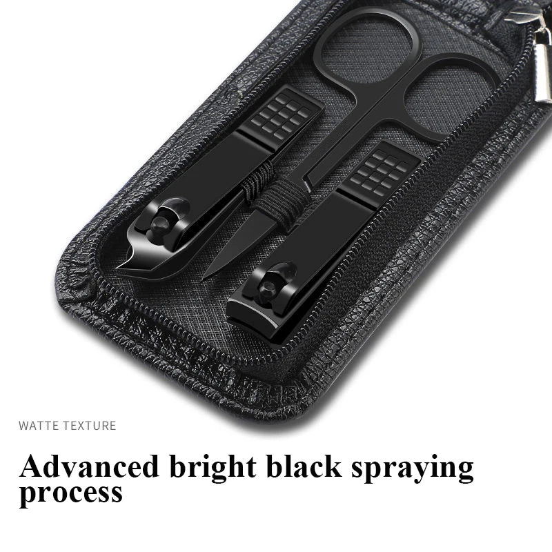 Professional Portable Stainless Steel Manicure Grooming Kit