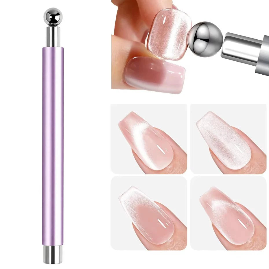 Professional Magnetic Nail Art Tool Set for Cat Eye Polish - 8