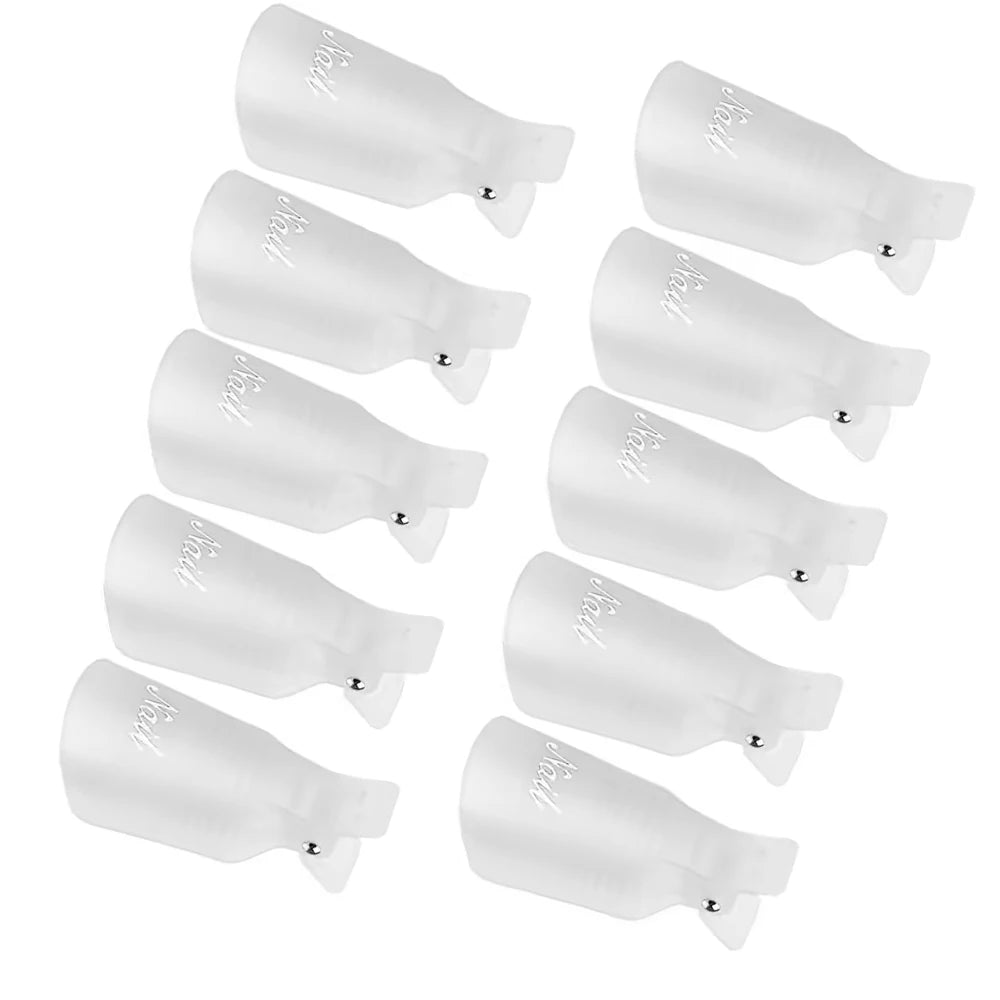 Reusable Soak Off Nail Gel Polish Remover Clips