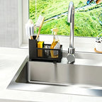 Compact Kitchen Sink Organizer and Drying Rack