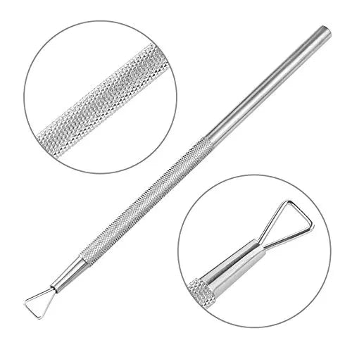 Stainless Steel Gel Nail Polish and Cuticle Remover Tool - 9