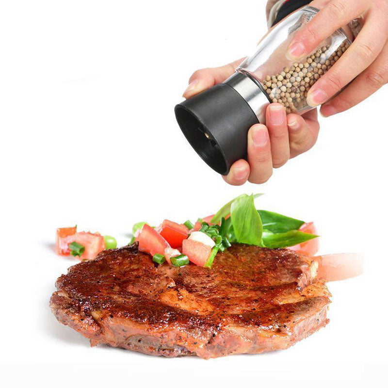 Stainless Steel Adjustable Pepper and Salt Grinder