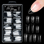 Full Cover Almond Nail Tips for Salon Quality Manicures