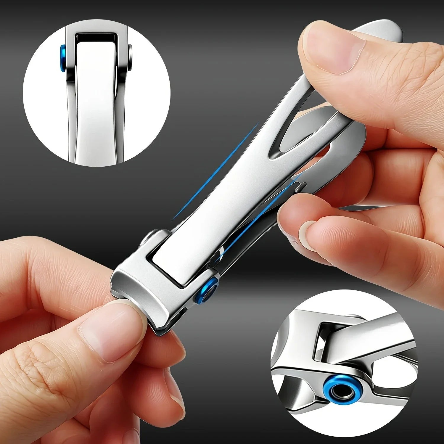 Professional Stainless Steel Precision Nail Clipper - 8