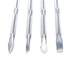 Professional Stainless Steel Cuticle Pusher Manicure Set