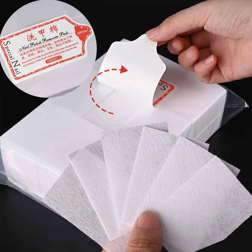 Lint-Free Nail Polish Remover Pads