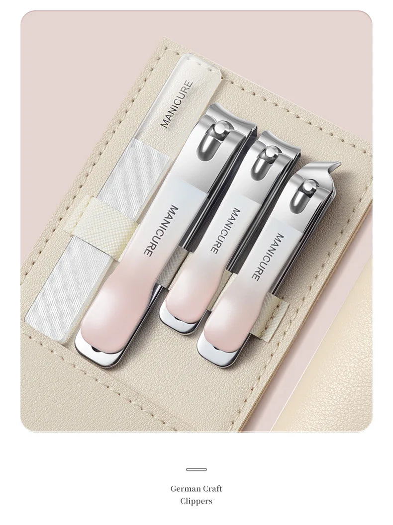 Professional Stainless Steel Manicure and Pedicure Grooming Set - 16