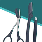 Professional Eyebrow Shaping Trimmer and Tweezer Set