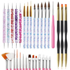 Professional Nail Art Brush Set for Manicure Designs