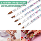 Professional Nail Art Brush and Dotting Tool Set
