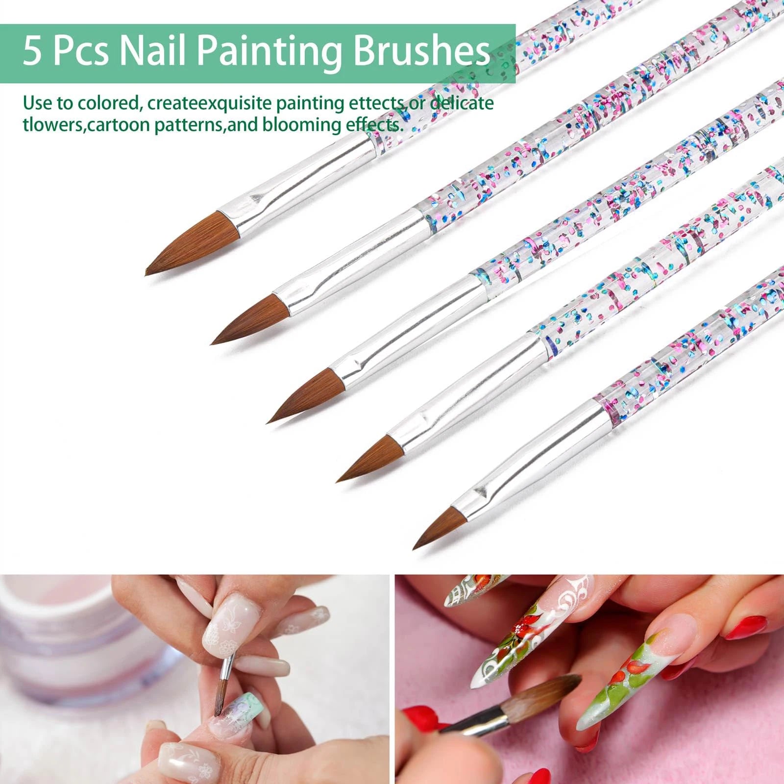 Professional Nail Art Brush and Dotting Tool Set