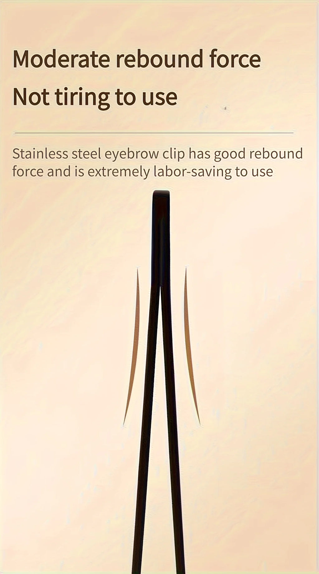 Precision Stainless Steel Eyebrow Tweezer Set