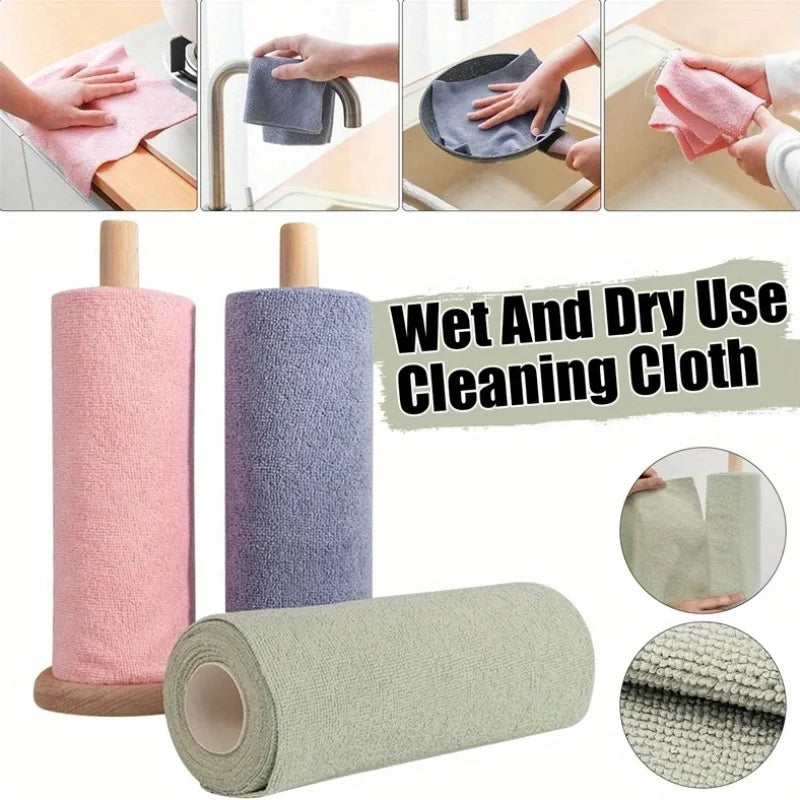 Reusable Washable Kitchen Cleaning Cloth Roll - 6