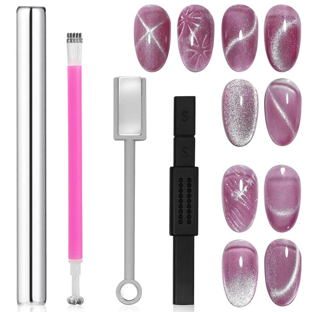 Magnetic Wand Set for Cat Eye Nail Art