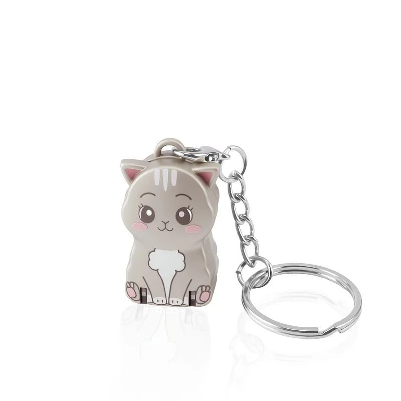 Cute Cat Portable Nail Clipper with Keychain - 6