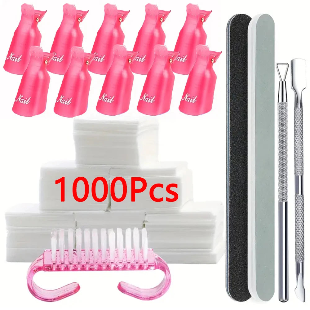 Reusable Soak Off Nail Gel Polish Remover Clips