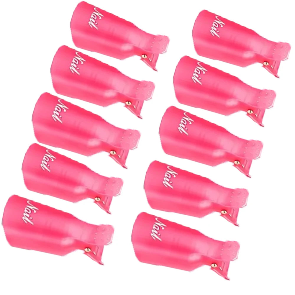Reusable Soak Off Nail Gel Polish Remover Clips - 25
