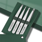 Professional Stainless Steel Eyebrow Tweezer Grooming Set