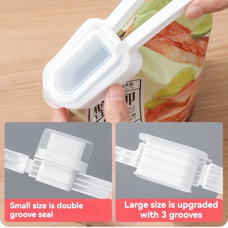 Airtight Food Bag Sealing Clip with Pouring Spout - 13