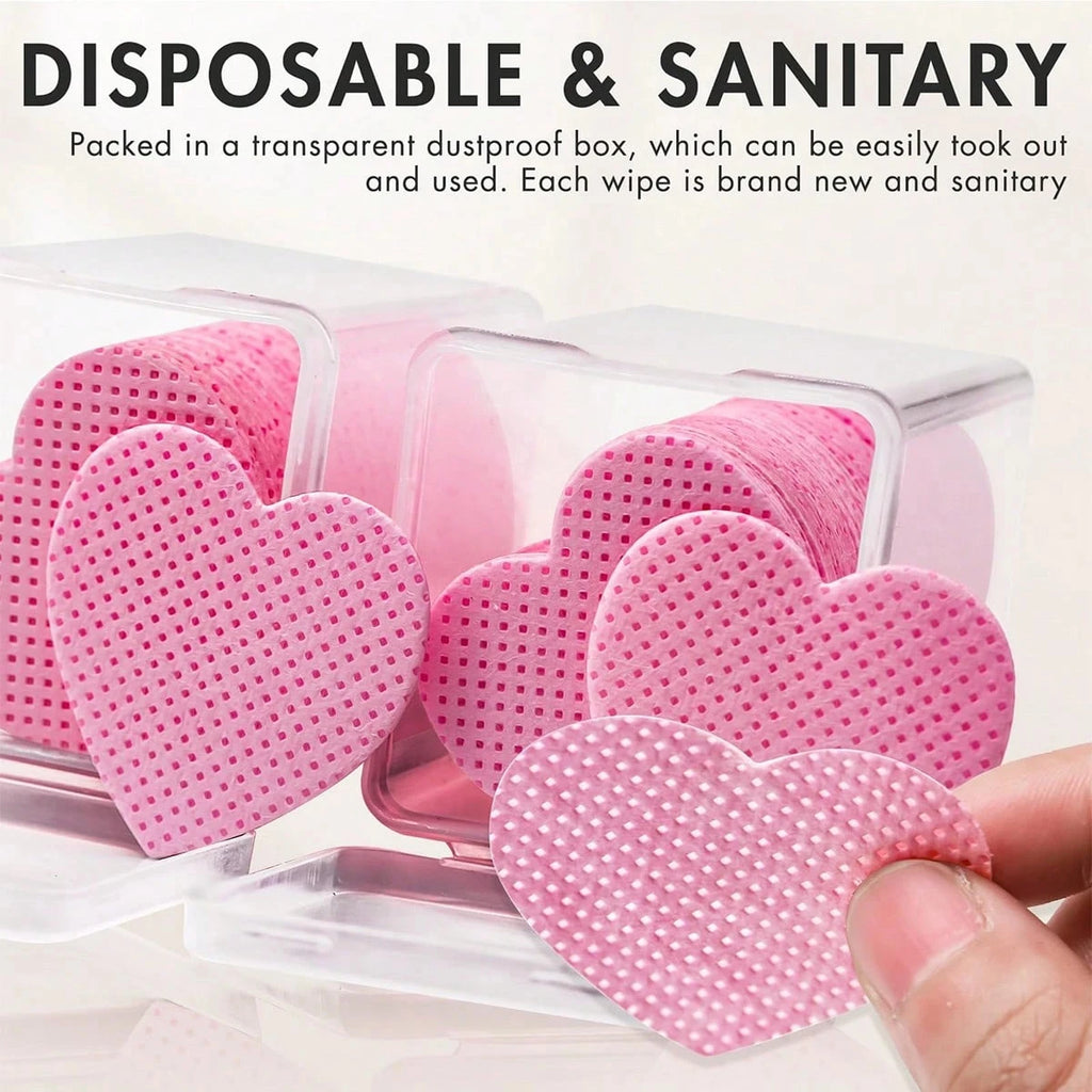 Lint-Free Nail Cleaning Wipes for Manicure and Eyelash Prep