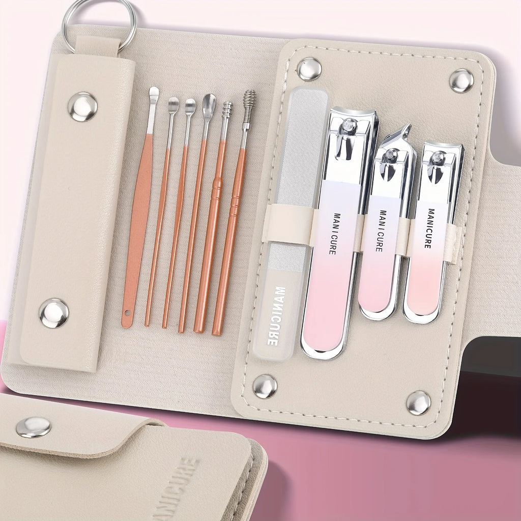 Professional Stainless Steel Manicure and Pedicure Grooming Kit