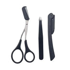 Professional Eyebrow Shaping Trimmer and Tweezer Set