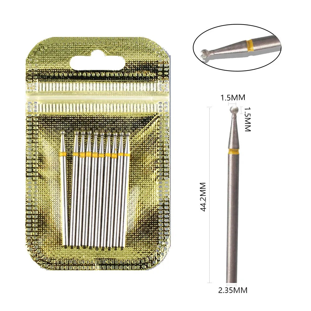 Diamond Drill Bit Set for Professional Nail Manicure