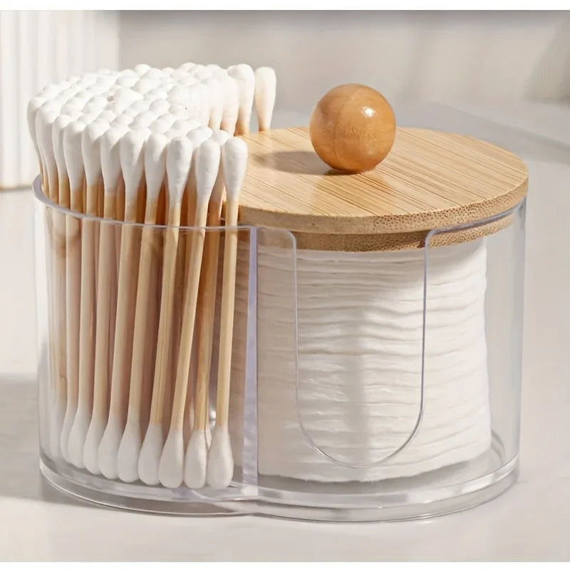 Dual Compartment Cotton Pad and Swab Organizer - 2