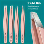Professional Precision Eyebrow Tweezer Set