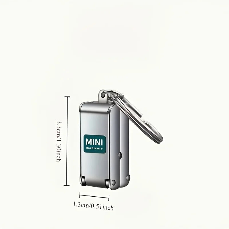 Compact Folding Nail Clippers for Travel and Daily Use