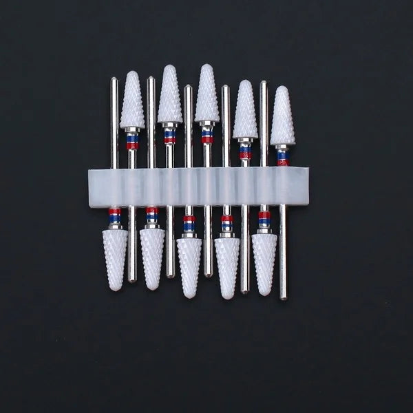 Ceramic Nail Drill Bit Set for Manicure and Pedicure - 18